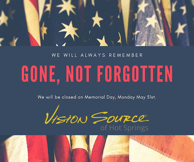 Our office is closed on Memorial Day
